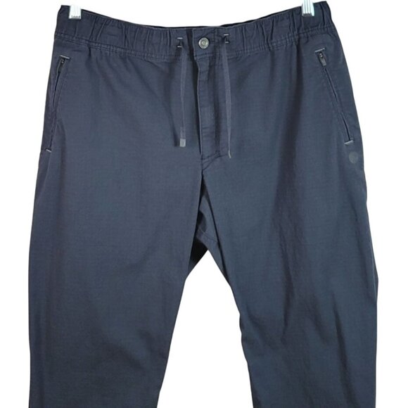 L.L. Bean Explorer Pants Blue Large 30" Ripstop Drawstring Zip 513589 Outdoor - Picture 2 of 9